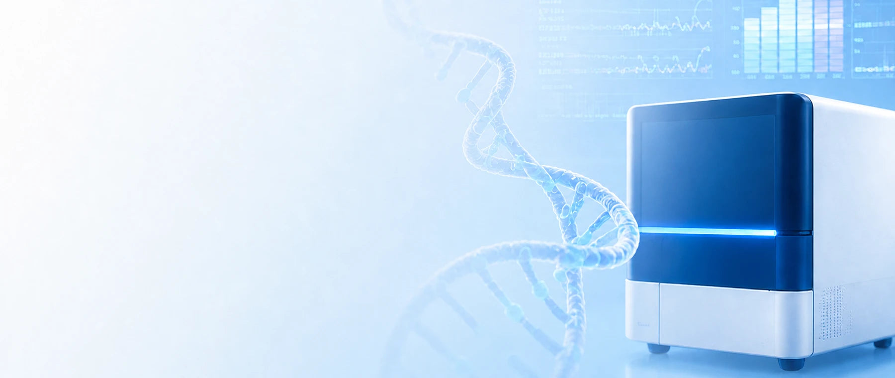 RNA sequencing instrument and transcript visualization representing transcriptome analysis